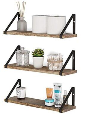 New Ponza Floating Shelves for Wall, Laundry Room and Bathroom Storage